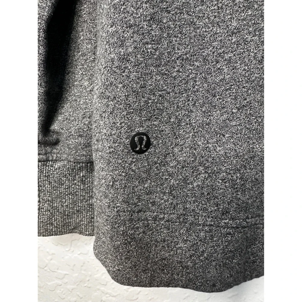 Lululemon Split Pullover‎ Hoodie Womens 6 Sweatshirt Heathered Grey Athleisure